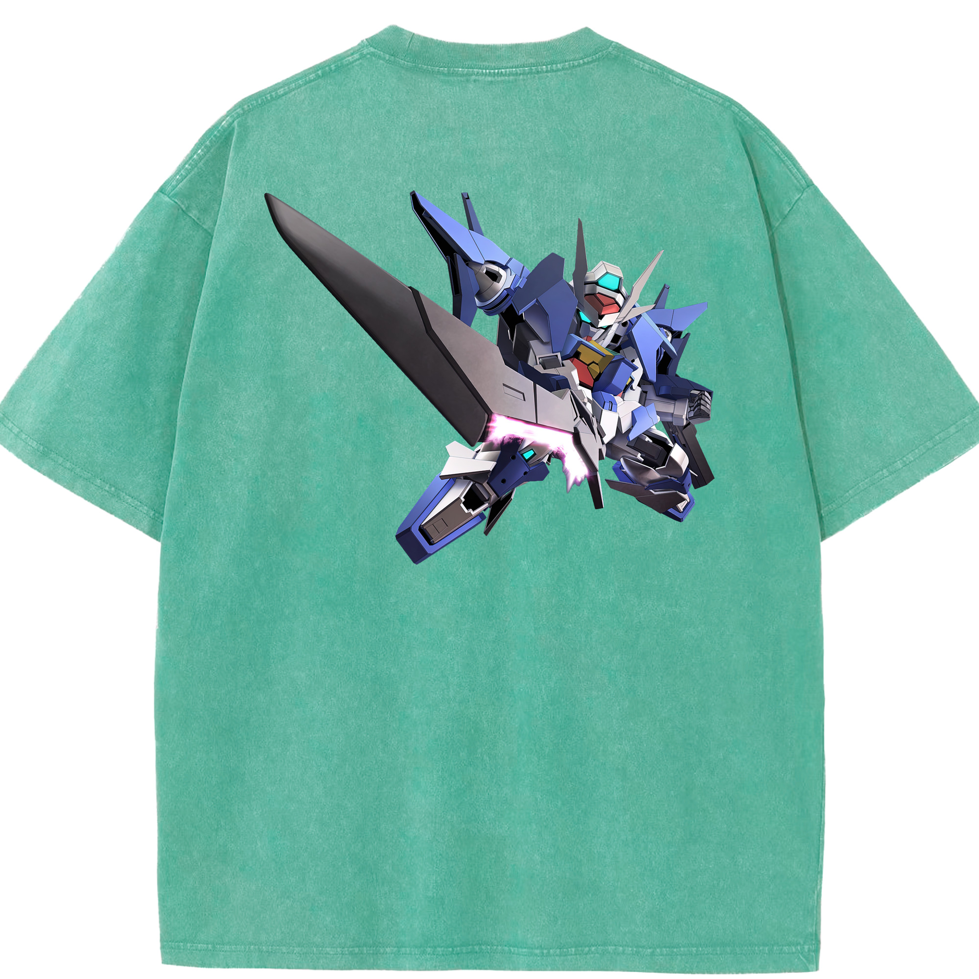 （画像用） 機動戦士ガンダム Mobile Suit Gundam 綿100% ヴィンテージ風 半袖Tシャツ（背面プリント）